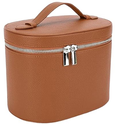 de Cosméticos | Pañuelo de Mujer para Maquillaje - Organizador Portátil Impermeable para Joyería PU Cuero Toiletry para Tren Coche Baño Embalaje Baño Duchas Tren Coche de