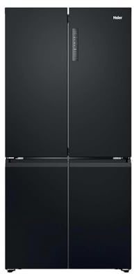 Haier HCR39F19ENPT Freestanding French Style 90cm Wide 646 Litre Capacity Frost Free Four Multi Door Fridge Freezer - Slate Black - Width 908 x Depth 748 x Height 1905 (mm)
