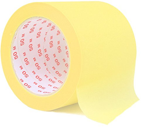 KK Verpackungen 2er Pack Malerband oder Malerkrepp für professionelle Malerarbeiten, 50m x 100mm