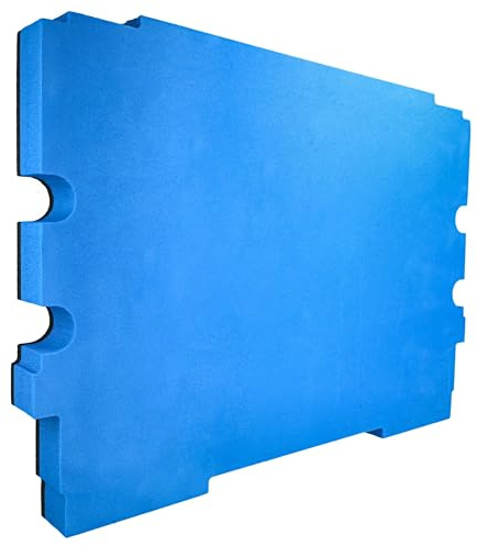 vhbw Schaumstoffeinlage kompatibel mit Makita MakPac 2, 1 Werkzeugkoffer - Hartschaum, 30 mm Blau