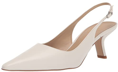 Sam Edelman Damen Bianka Sling Pumps, Helles Weiß, 38 EU