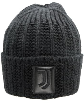 JUVENTUS Hut Skipper Patch Leder Bestickt 47% PC 31% PL 22% NY 133489, Schwarz, One Size