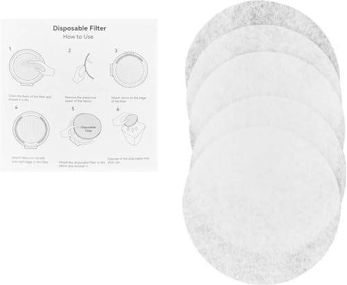 AMZCHEF Filtres jetables en coton pour hotte aspirante portable modèle : AH003 [5 PCS]