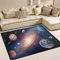 Use7 Teppich mit Weltraummotiv, Planeten und Sterne, für Wohn- oder Schlafzimmer, 160 x 122 cm