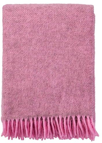 KLIPPAN Melierte Wolldecke