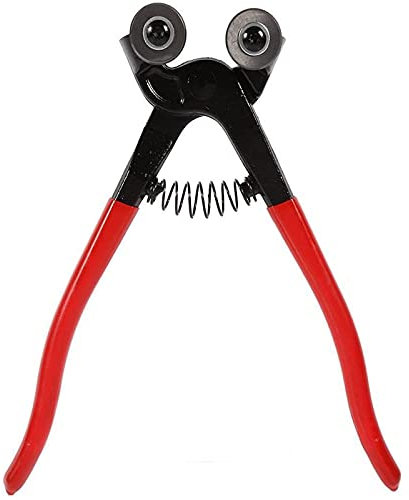 Alicates para Mosaicos, Cortador de Mosaicos, Alicates para Cortar Baldosas de Cerámica, para Cerámica, Otros Materiales Diversos, Baldosas de Vidrio Tallado (Rojo)