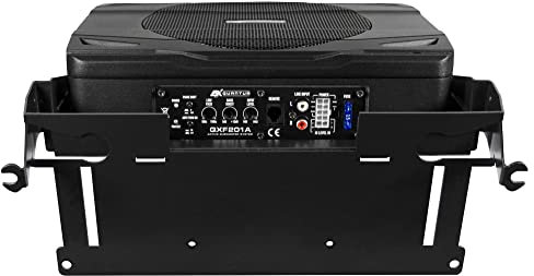 ESX QXF201A | 8' (20 cm) aktiver Konsolen-Subwoofer passend für FIAT Ducato, Peugeot Boxer und Citröen Jumper: