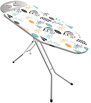FRAMAR STIRA LUX - Asse da stiro 38 x 113 con portaferro, chiusura di sicurezza e piedini antiscivolo
