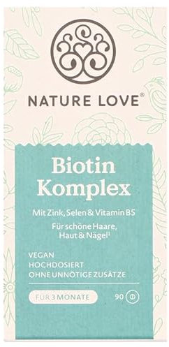 Nature Love Biotin Komplex, 90 Tabletten