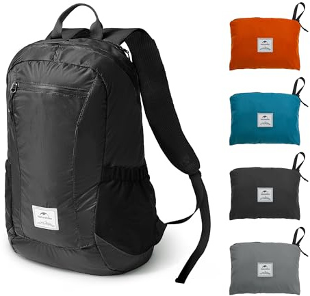 Naturehike Ultralätt Vikbar Vattentät Ryggsäck av 30D Nylontyg Torrväska 18L/22L/25L/30L Vandringsryggsäck för Vandring Camping Utomhusresor Vaupan