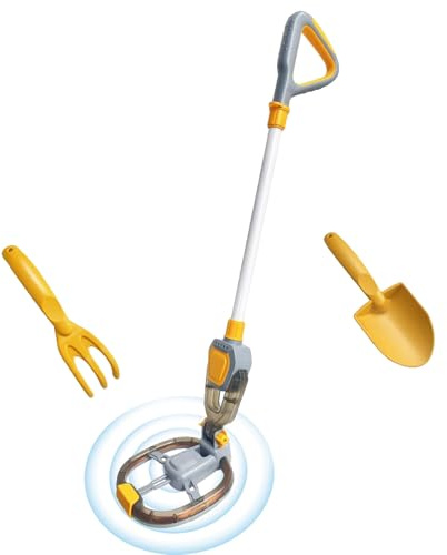 Metal Detector Per Bambini - Rilevatore Di Metalli Con Precisione Per Caccia Al Tesoro | Bobina Interattiva Per Caccia Al Tesoro Ragazzi Ragazze Adolescenti Avventure In Cortile Scolastico Giardino