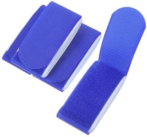 Healvian 4 Piezas Correas de Fijación para Esquí y Snowboard Correas de Fijación de Esquí de Nailon para Fijaciones de Snowboard Accesorio