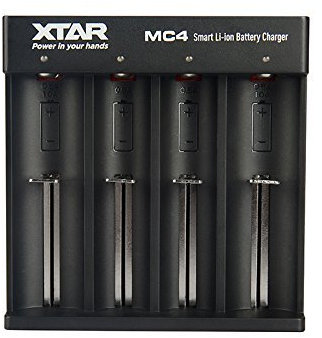 XTAR MC4 intelligentes Lithium-Ionen Ladegerät