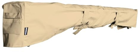 ADVANING Copertura protettiva per tutte le stagioni per tende da sole retrattili larghe 33 cm, tessuto in poliestere resistente alle intemperie, colore: beige, AC1300-P861T