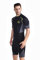 ZCCO Herren Shorty Neoprenanzüge 1,5 mm Premium Neopren-Reißverschluss Kurzarm zum Tauchen, Speerfischen, Schnorcheln, Surfen, Kanufahren(MS201-4XL)