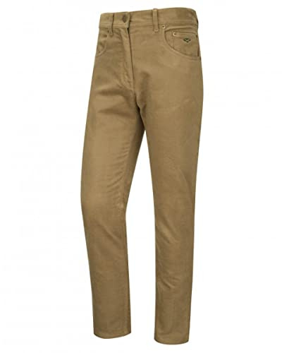 Hoggs of Fife Carrick Stretch Tech Moleskin Trouser Dried Moss 34 Unfinished