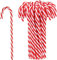 12 Pieces Christmas Candy Cane Decoration Twisted Plastic Candy Cane Red and White Candy Cane Christmas Tree Hanging Ornament Candy Cane Tree Decoration for New Years Holiday Party Decor Party Gift