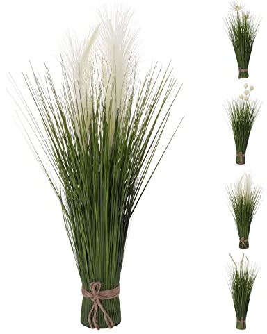Carousel Home 60cm Beautiful Artificial Grass Bouquet | Indoor Floral Decorative Artificial Flora | Ornamental Faux Floral Grass Spray - Design Varies One Supplied