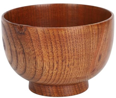 Cuenco de Afeitar de Madera, Taza de Jabón de Boca Ancha, Cuenco de Crema Espumosa para Barba, Herramienta de Limpieza Facial para Hombres y Padres