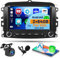 2G+64G Hikity 7 Autoradio Android 15 per Fiat 500L 2013 2014 2015 2016 2017 2018 2019 Stereo Auto Bluetooth con CarPlay Android Auto Wireless GPS WiFi DSP RDS CANBUS Mic Retrocamera