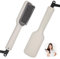 Luvan Cepillo Alisador, Plancha y Cepillo para el Cabello 2 en 1, Cepillo Alisador Protección Contra Quemaduras, Calentamiento Rápido en 30s, 5 Ajustes Temperatura (130℃-200℃), herramienta profesional