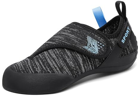 ZHENSI Chaussures d'escalade Femmes Chaussures d'escalade pour Débutants Chaussures Légères pour Enfants en Salle