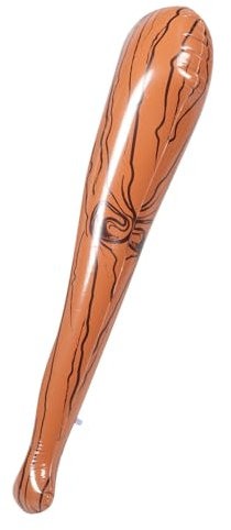 TOYANDONA Wood Grain Inflatable Baseball Bat Toy for Boys and Girls 30 Long PVC Material for Sports Cheering and Parties