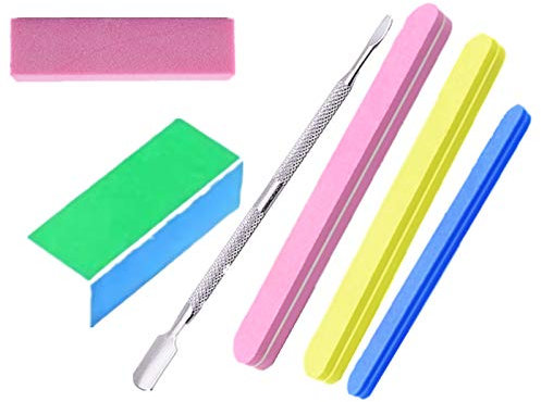 OFKPO Kit de Manicura, 6 Piezas Lima de Uñas para Manicura, Lima de Uñas Profesional para Uso Doméstico y de Salones