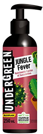 UNDERGREEN Jungle Fever Nutriments Cactus et Succulentes, UAB, 250 ml