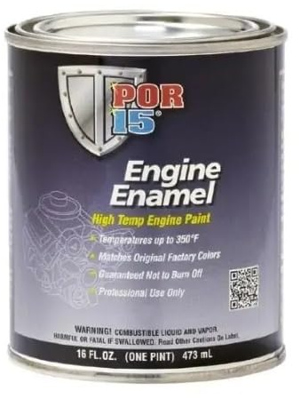 Chevy Red Engine Enamel Paint 473ml – High Temperature Engine Paint for Cars, Motorcycles & Classic Vehicles | Heat Resistant, Durable Gloss Finish, Rust & Corrosion Protection