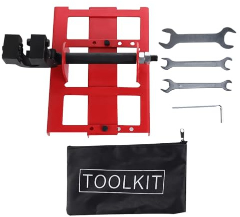 Accesorio para Sierra de Cadena | Guía de Corte para Madera | Guía Vertical Portátil de Acero para Procesamiento de Madera y Trabajos con Troncos