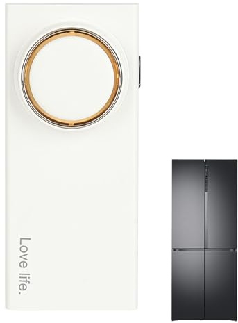 800mAh Magnetic Fridge Deodoriser - Smart Fridge Smell Remover, PP Air Purifier - Air Deodorizer Smell Absorber | Cleaner for Freezer, Wardrobe, Shoe Cabinet, Toilet, Room, Travel & Household