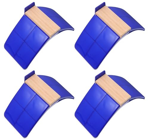 Hohopeti Supporto Per Piccioni in Legno Massello 4 Pezzi, Trespolo Stabile Ecologico Per Riposo Uccelli Domestici Da Esterno, Accessorio Per Piccioniere e Casa Piccione