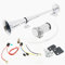 DHUILE Autohupen Auto Horn 12 V 150dB, Air Horn 450 mm Chrom Zink Trompetenform Truck Air Horn Kompressor Auto-Lautsprecher Jedem 12 V Fahrzeuge LKW LKWs Zug Autos Bus Boote