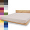 JONA SLEEP® Spann-Bettlaken (90-100 x 200 cm) Premium Spannbettlaken - 220gm² - hält über 150 Wäschen Stand | ÖKO-TEX 100 (Kiesel)