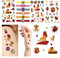 The Lion King - Set di adesivi per tatuaggi temporanei per bambini, motivo: il re dei leoni (4 fogli)
