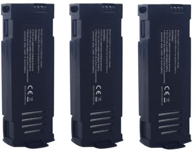 ZYGY 3PCS 3.7V 500mah Lipo Battery for D20 Mini Drone Folding Quadcopter Spare Parts