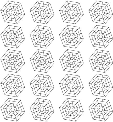 Pack of 20 Pond Protection Liners, Lightweight Pond Protection Net - Floating Hexagonal Net with Connecting Hooks to Protect Fish from Birds and Cats