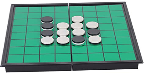 Othello Juego de Mesa de Estrategia Reversi Plegable portátil Othello Verde