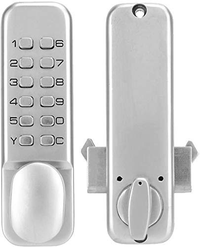 Sonew Digitales Mechanisches Türschloss, Codelocks Tastenschloss, Mechanisches Schloss für Küche Balkon Drucktastatur Türschloss für Home Security