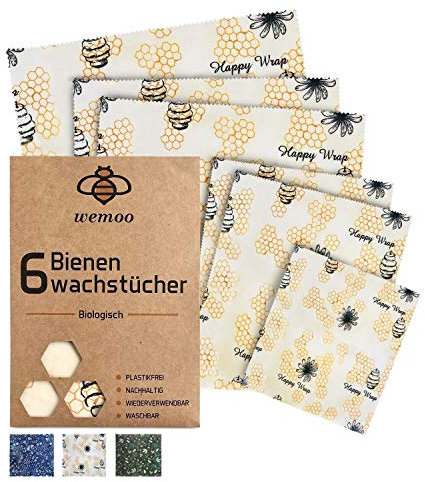 Beeswax Cloths for Food I Reusable Oilcloths I Beeswax Wrap I Beeswax Cloth I Cling Film Reusable I Plastic Products I Wax Paper Zero Waste