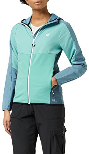 Dare2b Damen Duplicity II Jacke, Meadowbrook Green/Bluestone/Orion Grey, 36