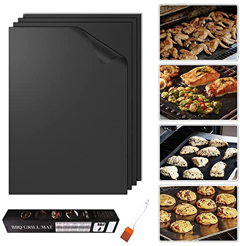 4 Pack Large Oven Liners for Bottom of Electric Gas Oven Reusable