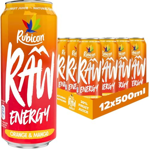 Sold by Kandy Collection - Rubicon 500 X 12 Pack Orange & Mango 500ml Energy Drink
