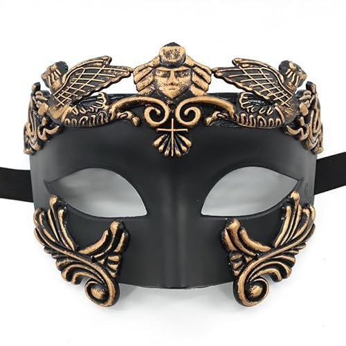 HATFRYF Maschere Plastica, Maschera ballo, Maschera Mezzo Viso, Mascherina Maschera Occhi da Ballo per Donna Uomo Carnevale Halloween Festa