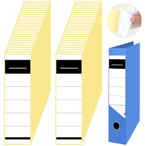 Self-Adhesive Folder Spine Labels, 54 x 190mm Lever Arch File Labels