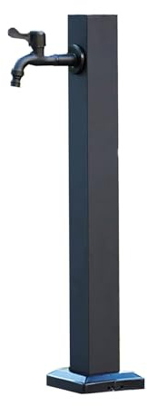 Genérico Columna de Agua anticongelante y antioxidante para Grifo, Fuente de Columna de Agua Exterior de Acero Inoxidable 304, Columna de Agua Vertical para jardín - Grifo Exterior y Fuente cilíndric