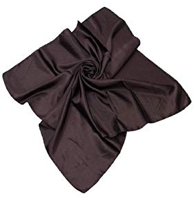 Satin Silk Shiny Plain Solid Colours Large Square Plain Head Neck Scarf Wrap 90 X 90 cm Scarves Bandanas Women Shiny Large Soft Lightweight Sleeping Headscarf for Ladies Girls Hair Decor