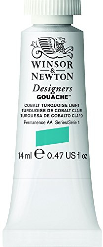 Winsor & Newton 8840473 Designers Gouache, Cobalt Turquoise Light, 14 ml Tube