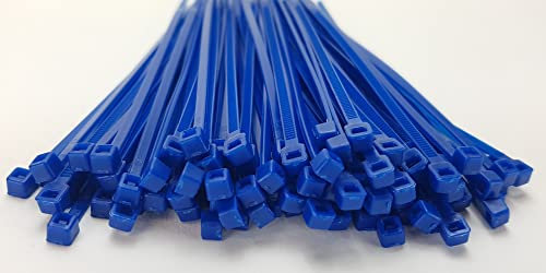 Lot de 100 serre-câbles Bleu 100 mm PC24 Shop & Service